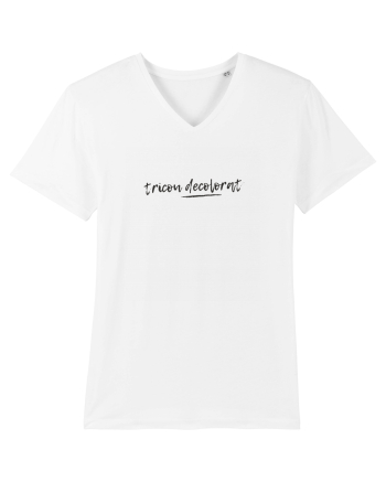 tricou decolorat White