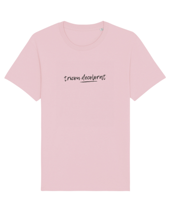 tricou decolorat Cotton Pink