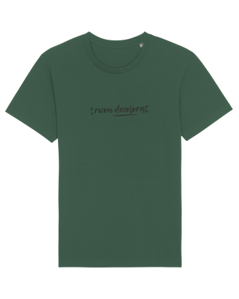 tricou decolorat Bottle Green