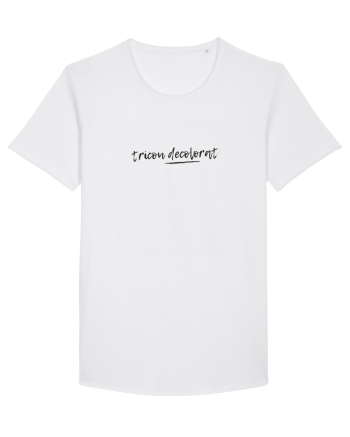 tricou decolorat White