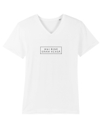 Mai bine eram acasă Tricou mânecă scurtă guler V Bărbat Presenter