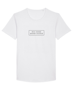 Mai bine eram acasă Tricou mânecă scurtă guler larg Bărbat Skater