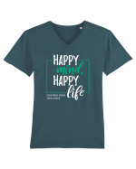 Happy mind Tricou mânecă scurtă guler V Bărbat Presenter