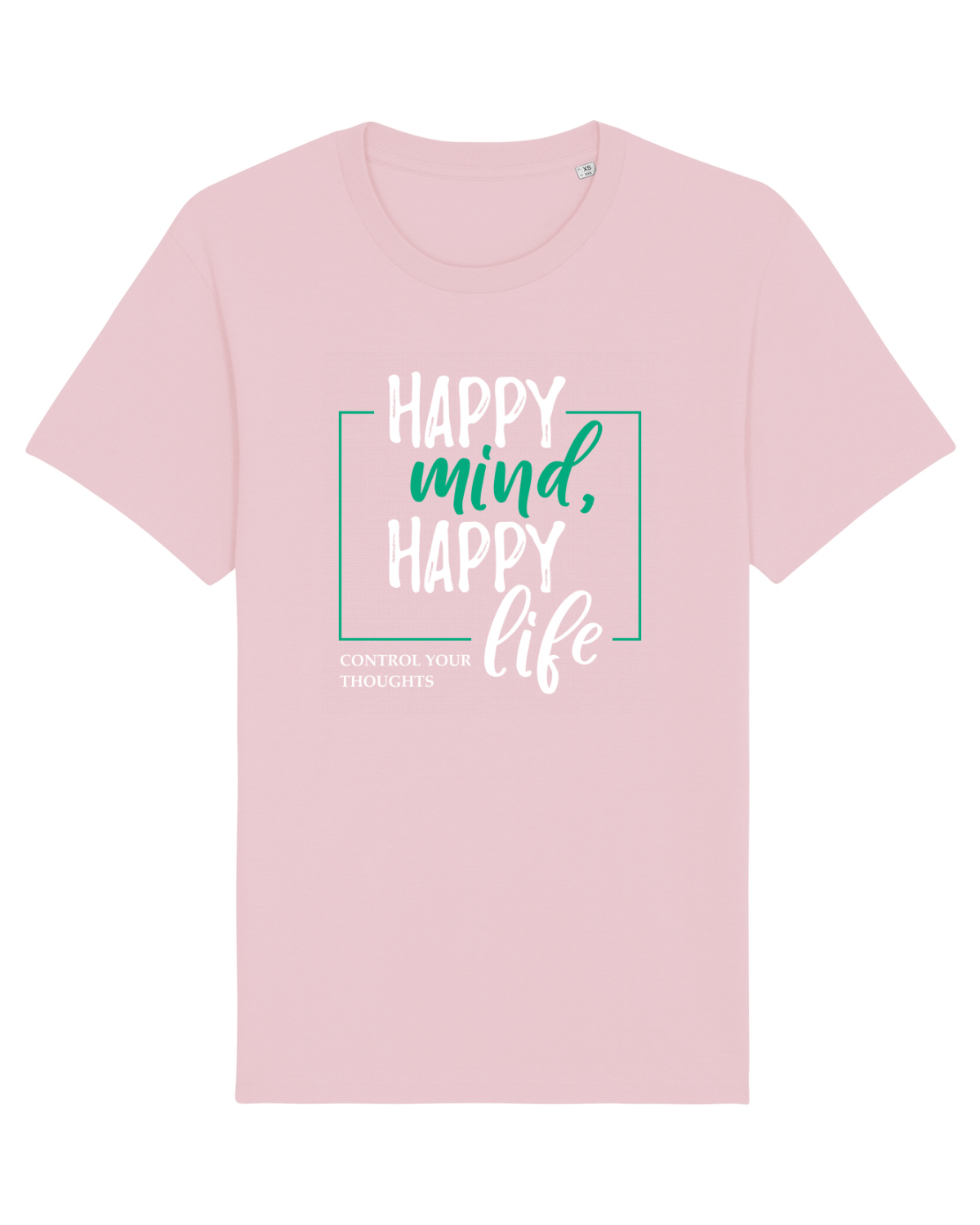 Tricou mânecă scurtă Unisex Rocker Cotton Pink