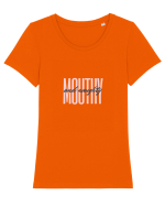 MOUTHY and naughty Tricou mânecă scurtă guler larg fitted Damă Expresser