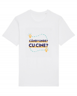 Cand? Unde? Cu cine? Tricou mânecă scurtă Unisex Rocker