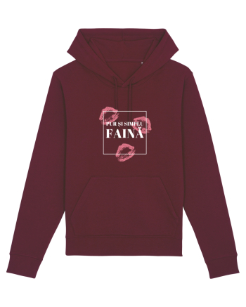 Pur si simplu FAINA Burgundy