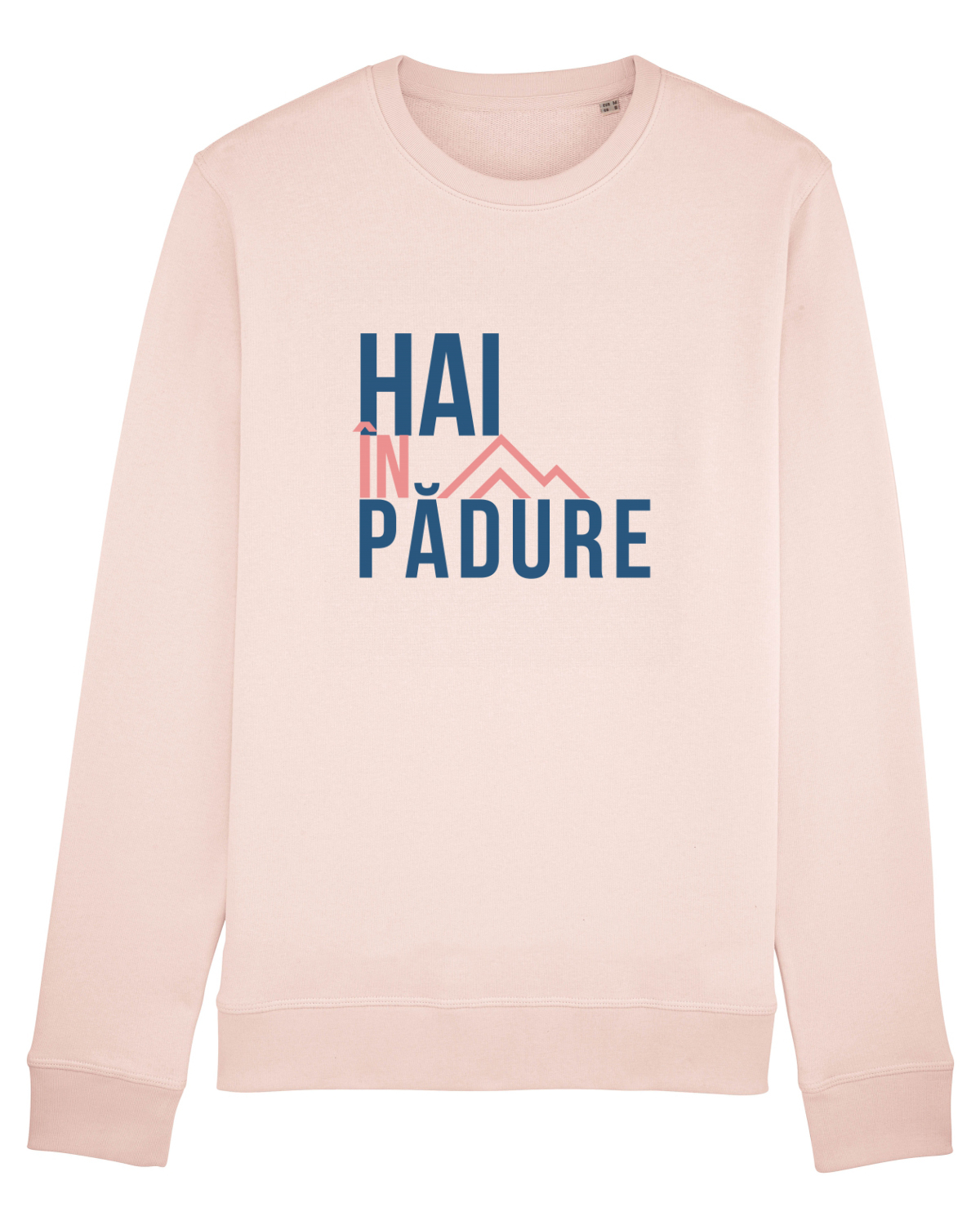 Bluză mânecă lungă Unisex Rise Candy Pink
