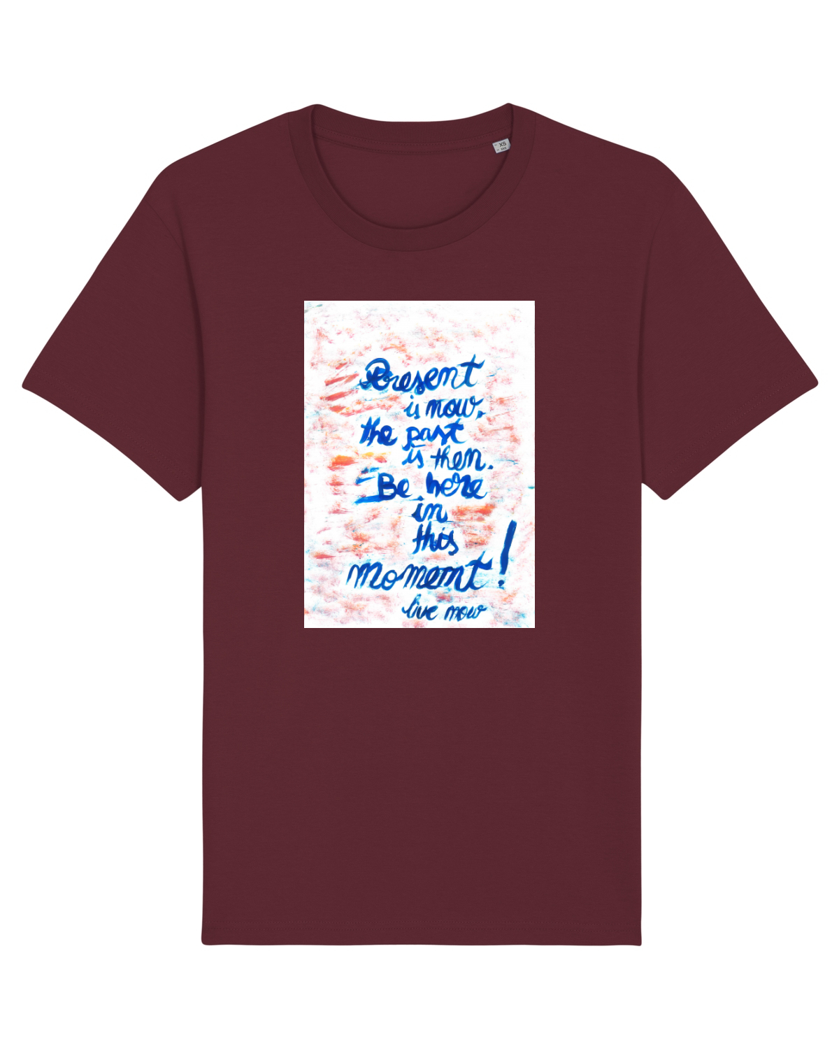 Tricou mânecă scurtă Unisex Rocker Burgundy