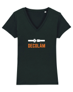 Decolăm!!!!! Tricou mânecă scurtă guler V Damă Evoker