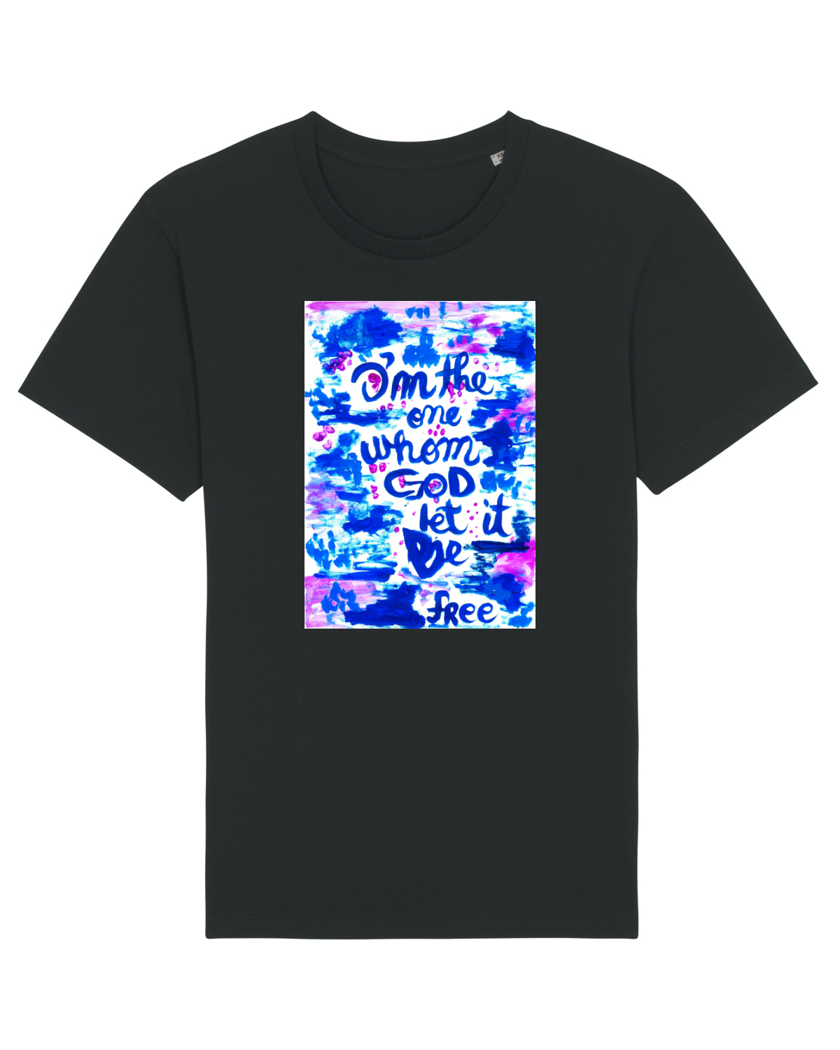 Tricou mânecă scurtă Unisex Rocker Black