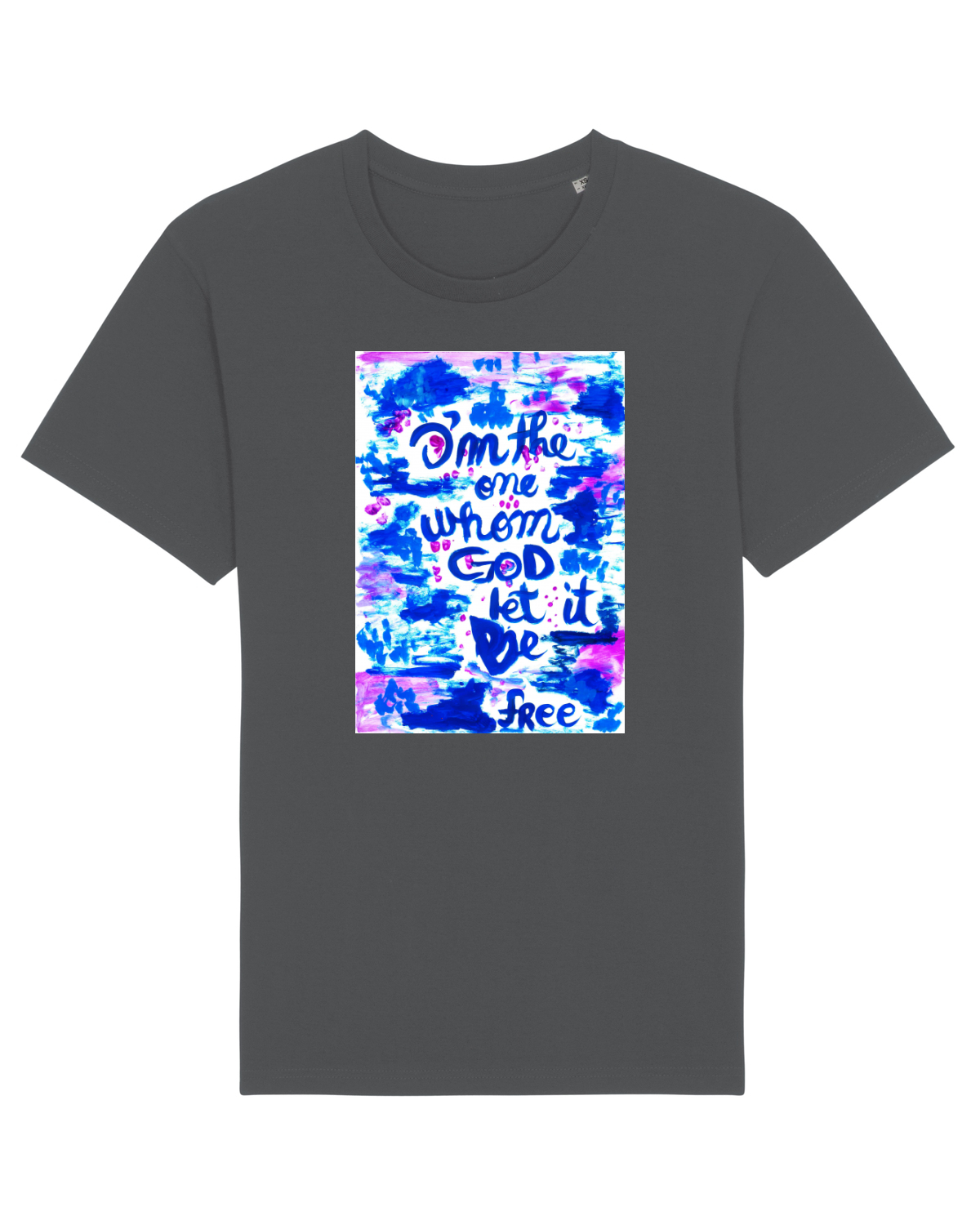 Tricou mânecă scurtă Unisex Rocker Anthracite