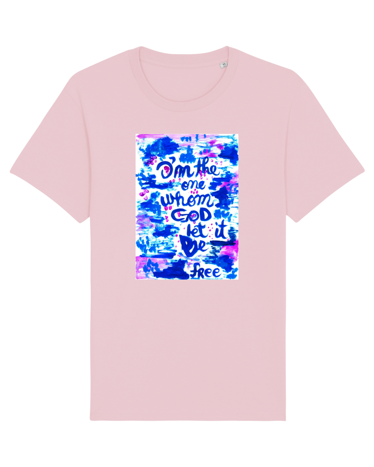 Tricou mânecă scurtă Unisex Rocker Cotton Pink