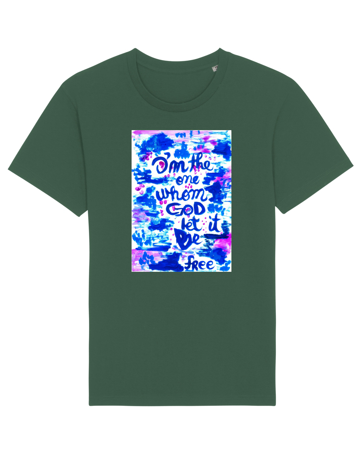 Tricou mânecă scurtă Unisex Rocker Bottle Green