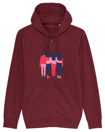 Girls crew Burgundy