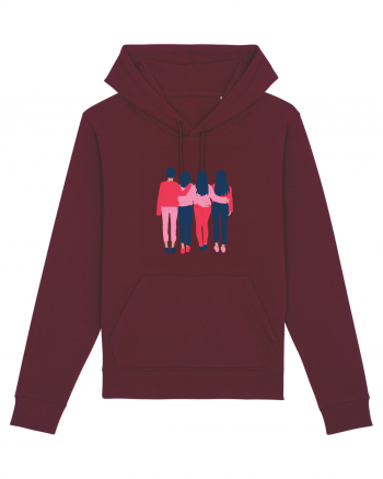 Girls crew Burgundy