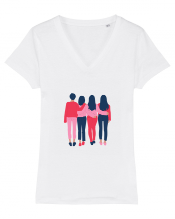 Girls crew White