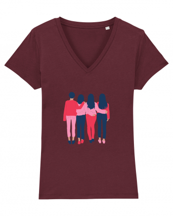 Girls crew Burgundy