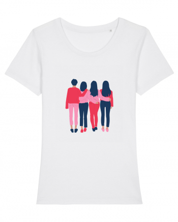 Girls crew White