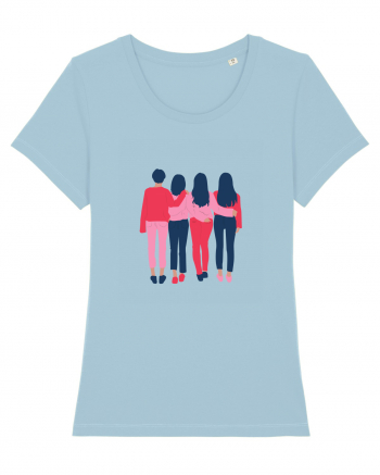 Girls crew Sky Blue