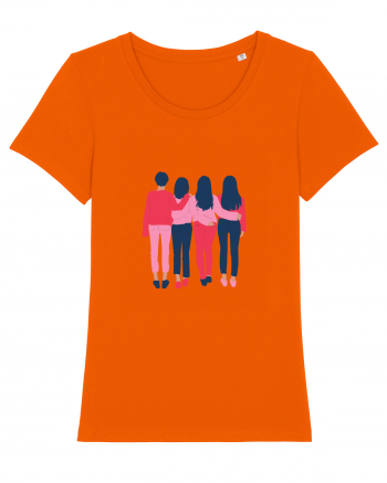 Girls crew Bright Orange