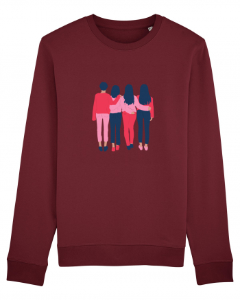 Girls crew Burgundy