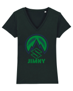 Jimny Tricou mânecă scurtă guler V Damă Evoker