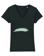 Patrolist Tricou mânecă scurtă guler V Damă Evoker