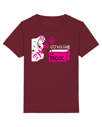 THINK OUTSIDE THE BOX Tricou mânecă scurtă  Copii Mini Creator