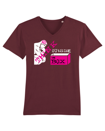 THINK OUTSIDE THE BOX Burgundy