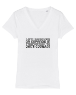 Inspiro #16 Tricou mânecă scurtă guler V Damă Evoker