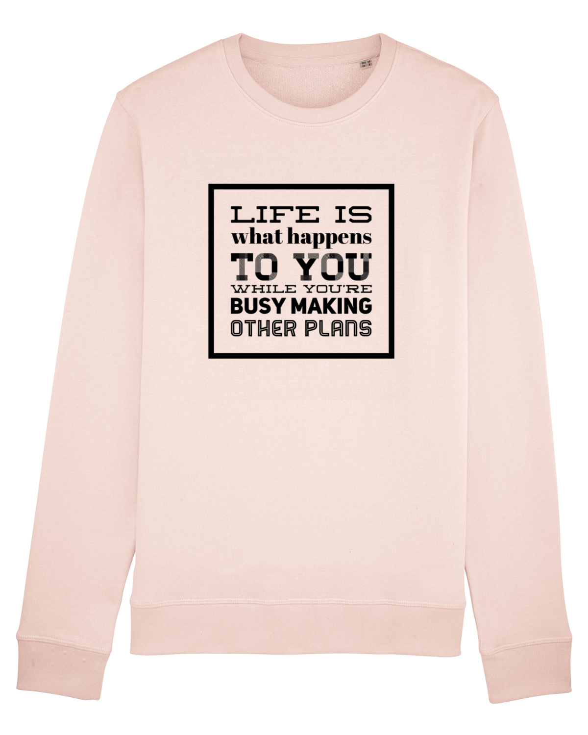 Bluză mânecă lungă Unisex Rise Candy Pink