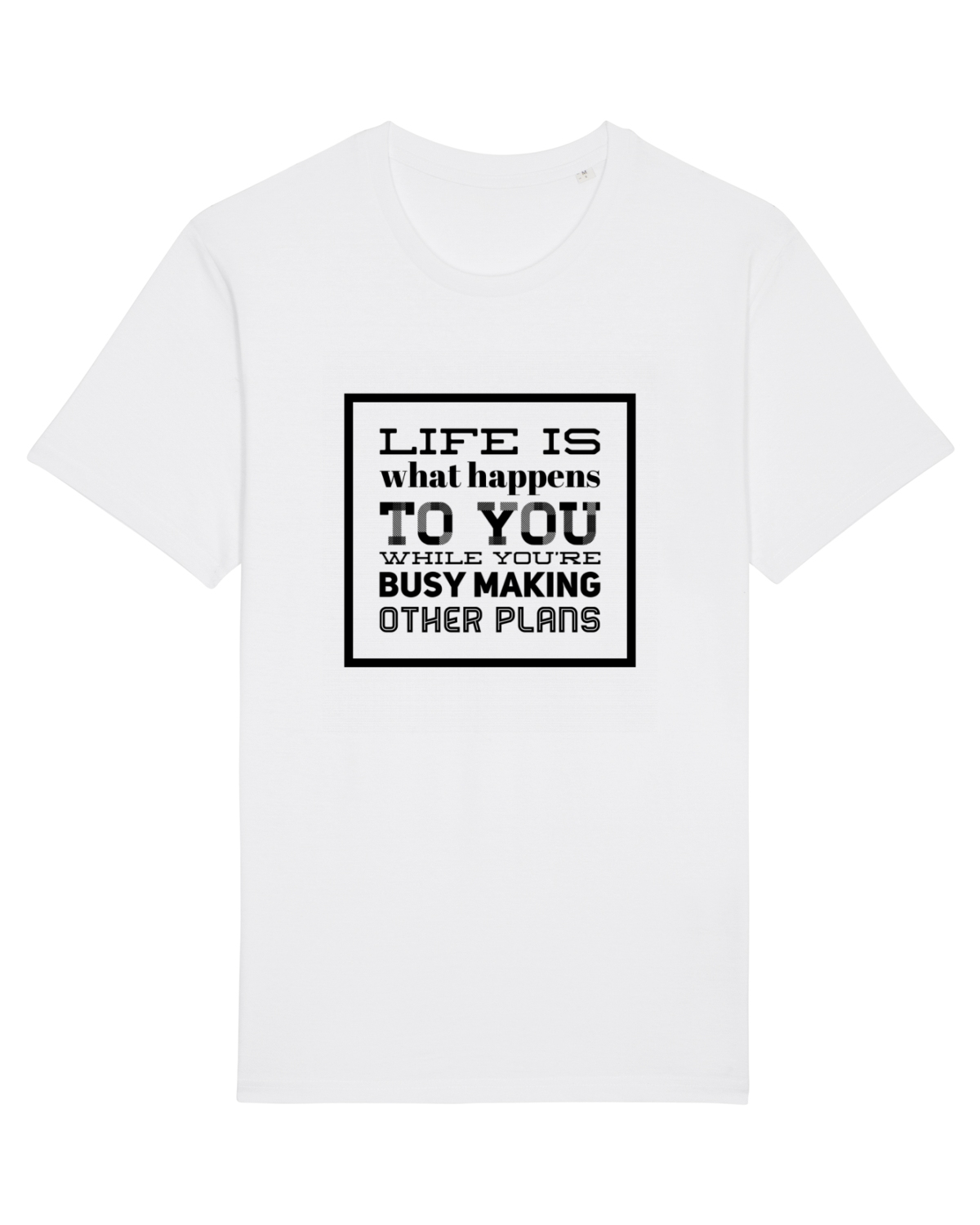 Tricou mânecă scurtă Unisex Rocker White