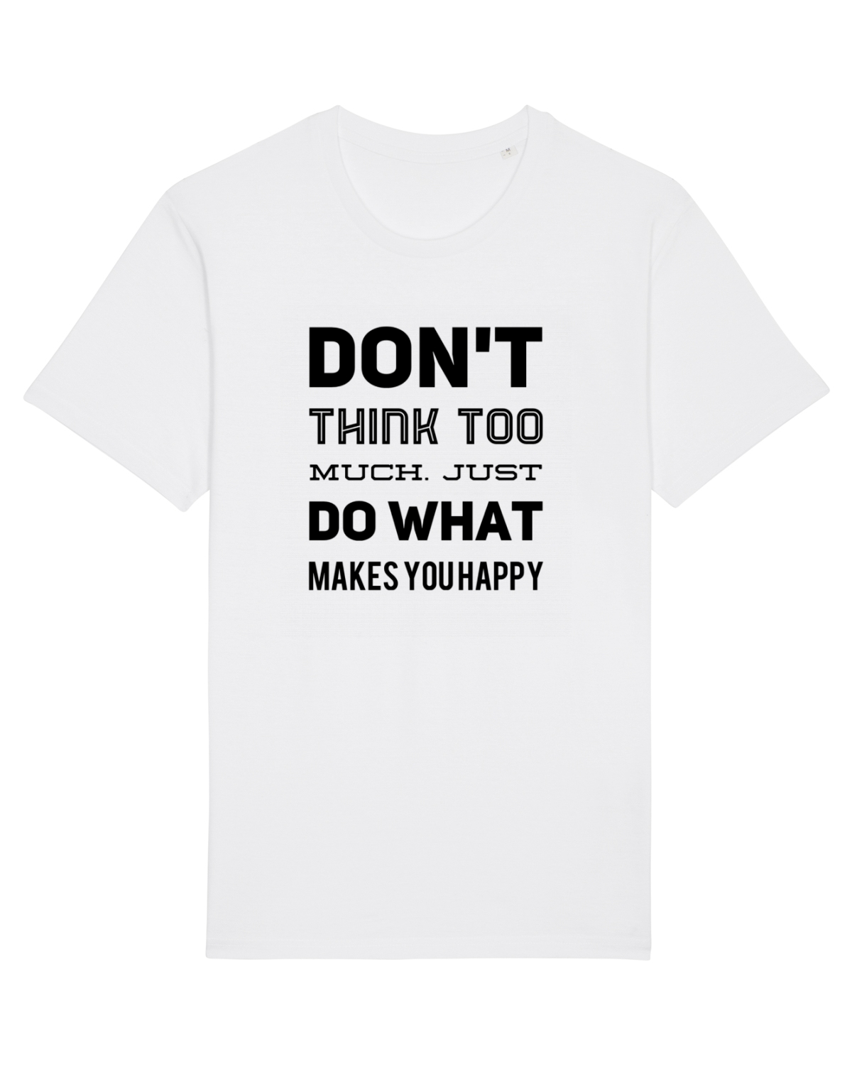 Tricou mânecă scurtă Unisex Rocker White