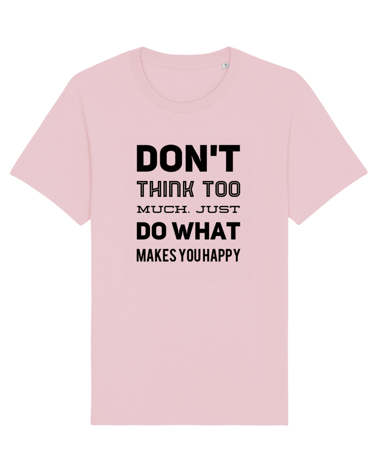 Tricou mânecă scurtă Unisex Rocker Cotton Pink