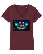 Interioare Tricou mânecă scurtă guler V Damă Evoker
