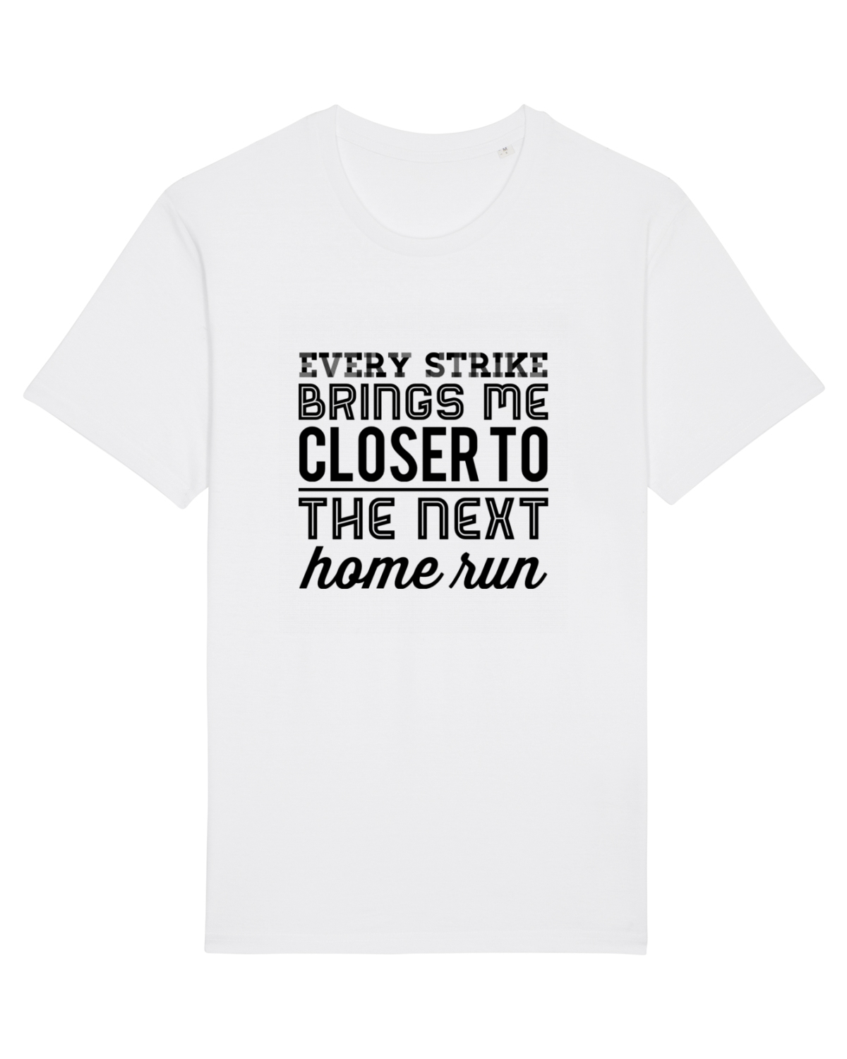 Tricou mânecă scurtă Unisex Rocker White