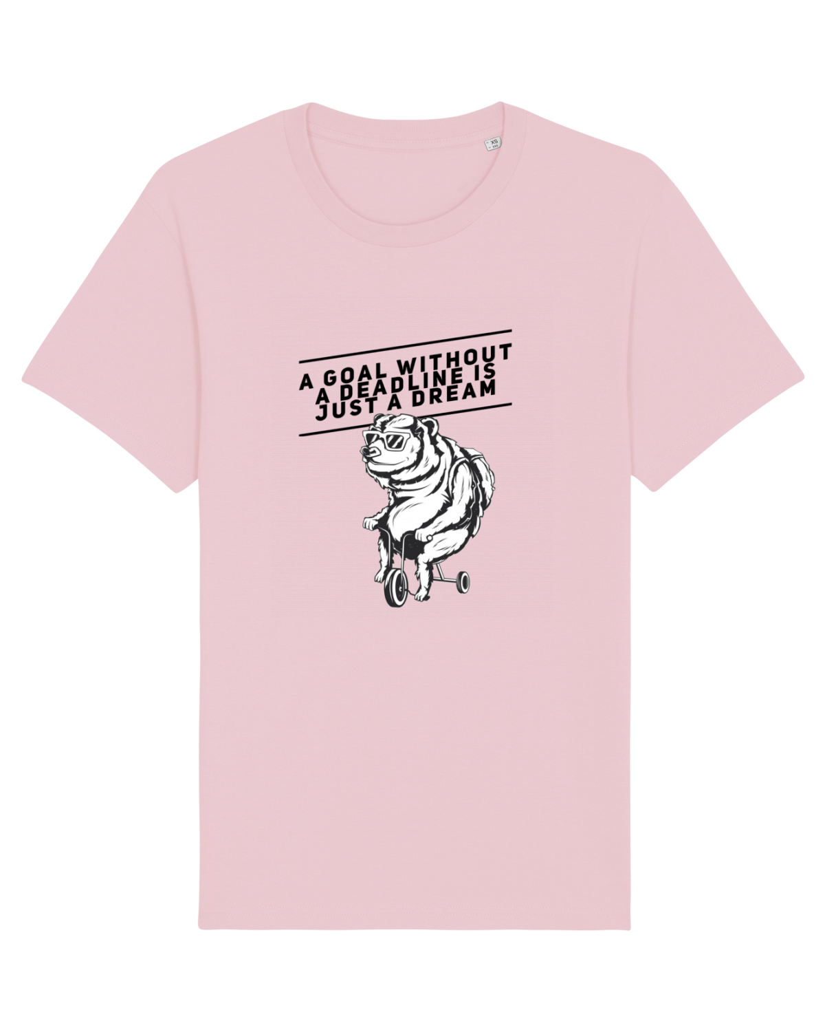 Tricou mânecă scurtă Unisex Rocker Cotton Pink