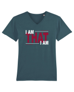 I am that I am Tricou mânecă scurtă guler V Bărbat Presenter