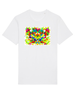 Explozie de culori Tricou mânecă scurtă Unisex Rocker