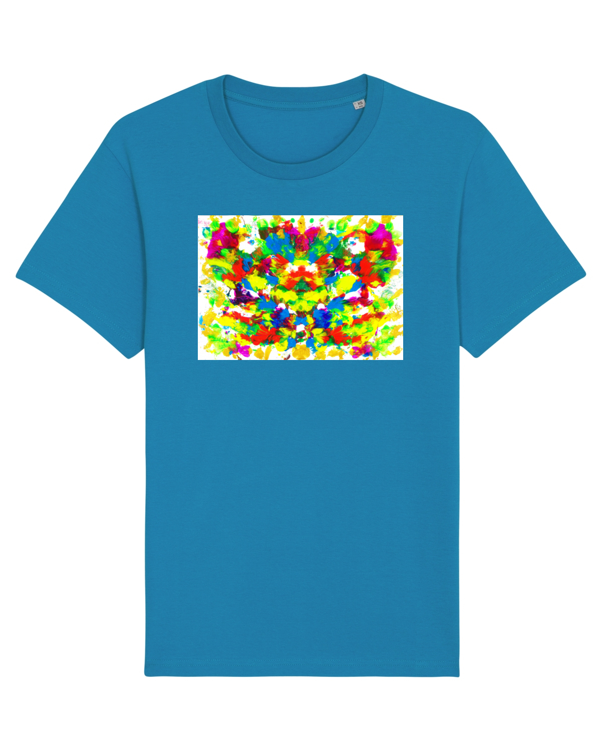 Tricou mânecă scurtă Unisex Rocker Azur