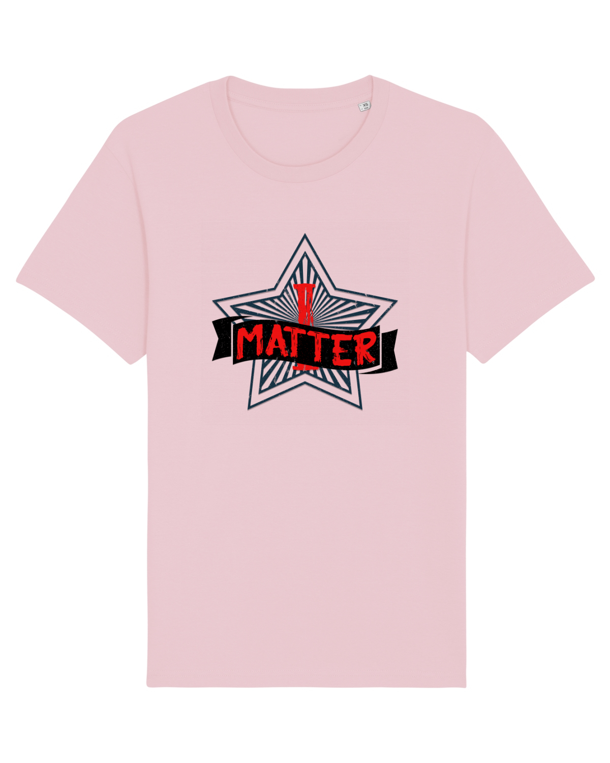 Tricou mânecă scurtă Unisex Rocker Cotton Pink