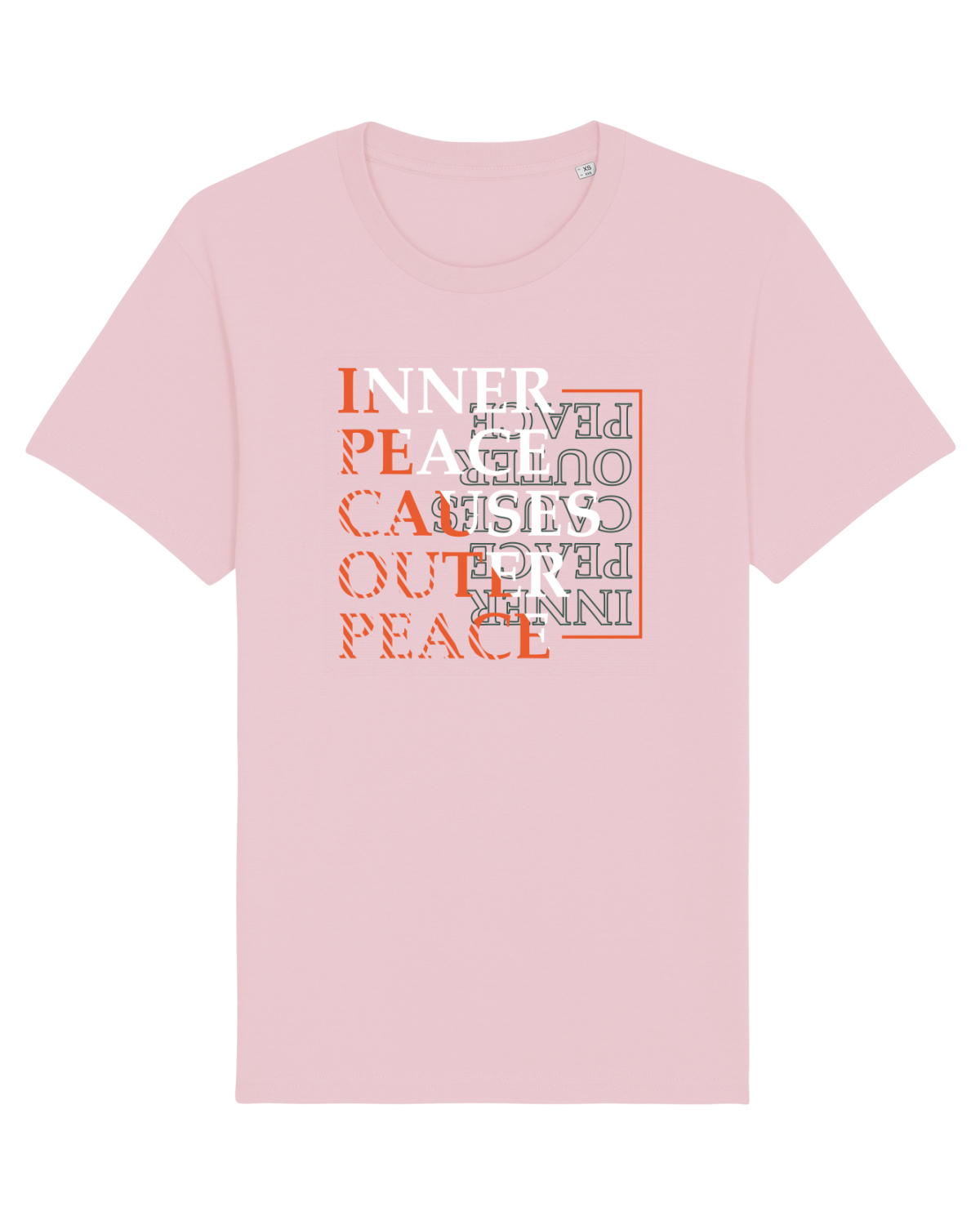 Tricou mânecă scurtă Unisex Rocker Cotton Pink