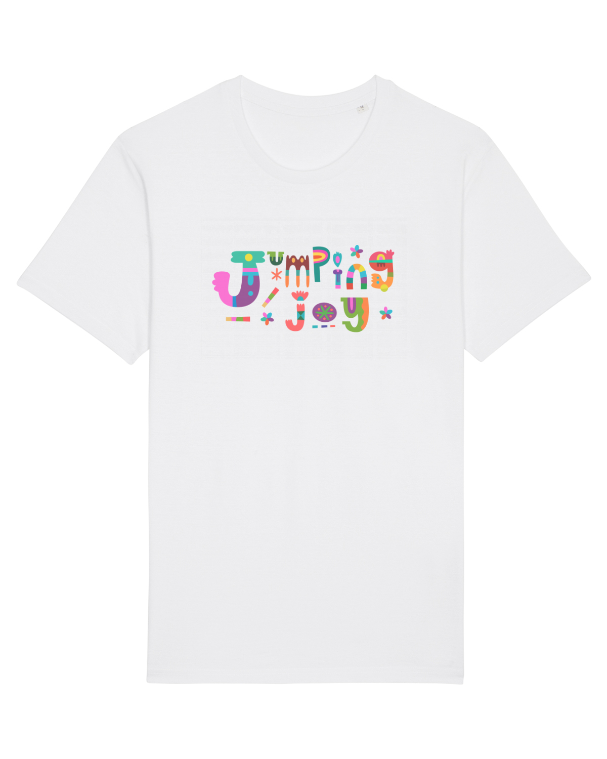 Tricou mânecă scurtă Unisex Rocker White