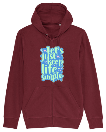 Simple life 1 Burgundy
