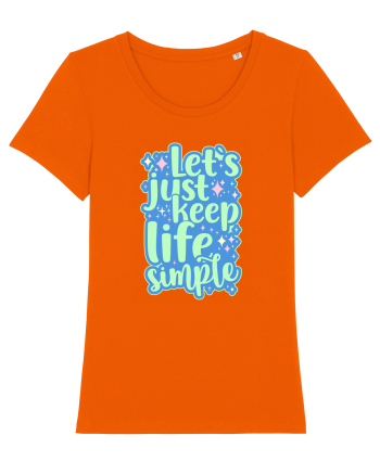 Simple life 1 Bright Orange