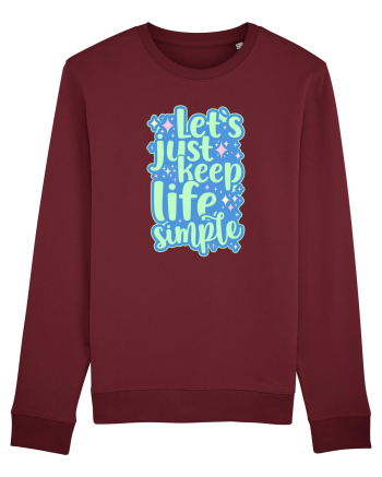 Simple life 1 Burgundy