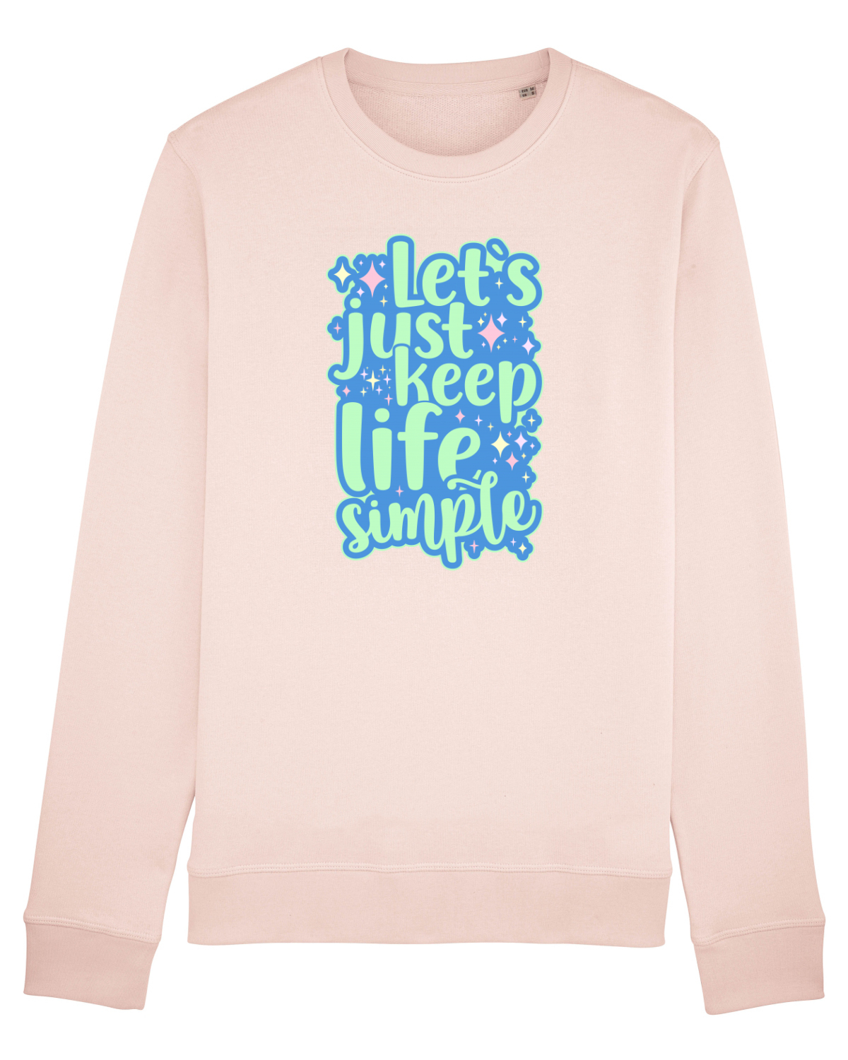 Bluză mânecă lungă Unisex Rise Candy Pink