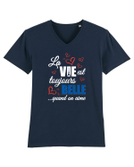 La belle vie Tricou mânecă scurtă guler V Bărbat Presenter