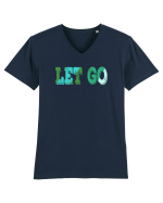 Let go Tricou mânecă scurtă guler V Bărbat Presenter